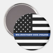 Arrière Le Grand Bleu, Aimant Rond De 3 Pouces (Recto/Verso)