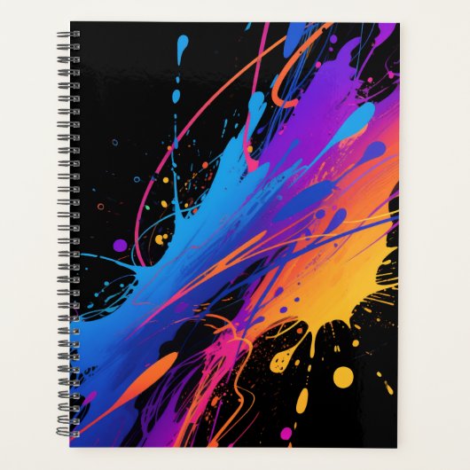 Arrière - plan Abstrait de peinture colorée (Devant)