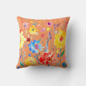 Arrière - plan abstrait d'orange de coussin de (Verso)