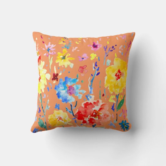 Arrière - plan abstrait d'orange de coussin de (Verso)