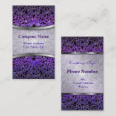 Arrière - plan abstrait floral de carte de visite (Devant / Derrière)