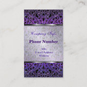 Arrière - plan abstrait floral de carte de visite (Dos)