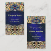 Arrière - plan abstrait floral de carte de visite (Devant / Derrière)