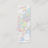 arrière - plan abstrait Signet Carte de visite (Dos)