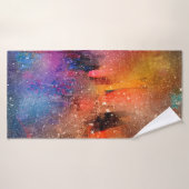 Arrière - plan art aquarelle abstraite (Serviette de bain)