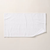 Arrière - plan blanc avec un motif extensible de p (Serviette à main)