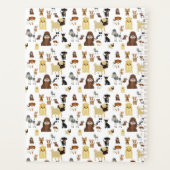 arrière - plan blanc chien motif (Dos)