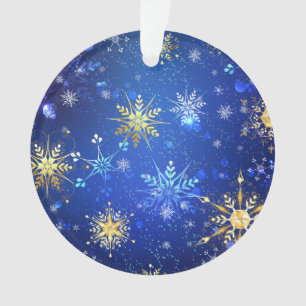 Arrière - plan Bleu XMAS avec des flocons de neige
