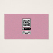 Arrière - plan Carte de visite en terre cuite rust (Dos)