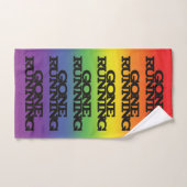 Arrière - plan coloré de l'effet arc-en-ciel parti (Serviette à main)