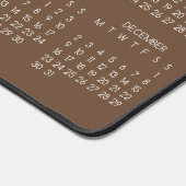 arrière - plan couleur Brown du calendrier 2024 (Coin)