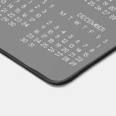 arrière - plan couleur gris 2024 Calendrier (Coin)