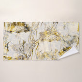 arrière - plan d'aquarelle Abstraite : dandelion,  (Serviette de bain)