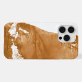 Arrière - plan d'aquarelle Abstraite orange (Verso Horizontal)