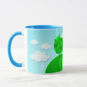 Arrière - plan d'arbre, mug (Gauche)