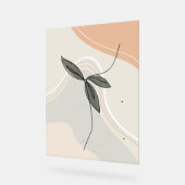 arrière - plan d'art Abstrait feuilles (Angle)