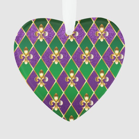 Arrière - plan de bijoux Mardi Gras (devant)