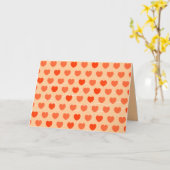 Arrière - plan de coeur, carte de voeux (Fleur jaune)