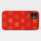 Arrière - plan de coeur, iPhone 5 coque (Dos (Horizontal))