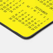 arrière - plan de couleur jaune du calendrier 2024 (Coin)