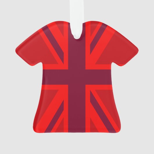 Arrière - plan de couleur rouge British Union Jack (dos)
