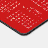 arrière - plan de couleur rouge du calendrier 2024 (Coin)