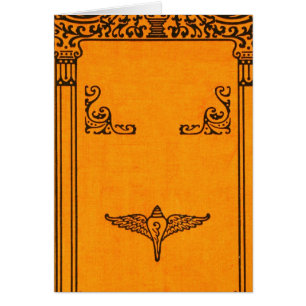 Arrière - plan de couverture de livre ancien gravé