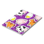 Arrière - plan de ferme heureux, bloc-notes (Tourné)