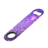 Arrière - plan de feuille violet avec étoiles (Dos Angle)