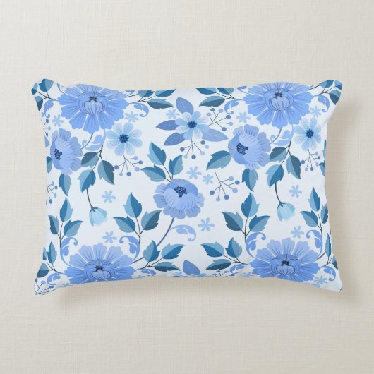 arrière - plan de fleur Coussin d'accents (Devant)
