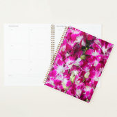 Arrière - plan de fleurs d'orchidées violettes (Devant avec enveloppe)