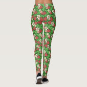 Arrière - plan de fraises Leggings Motifs (Dos)