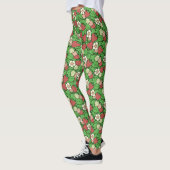 Arrière - plan de fraises Leggings Motifs (Gauche)