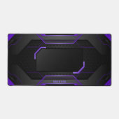 arrière - plan de jeu géométrique cool noir et vio (Recto)