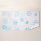 Arrière-plan de l'arrière - plan étoile de Noël (Serviette de bain)