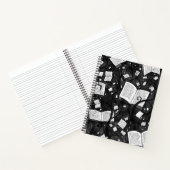 Arrière - plan De Livres Noir Et Blanc (Intérieur)