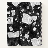 Arrière - plan De Livres Noir Et Blanc (Dos)