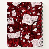 Arrière - plan de livres rouges (Dos)