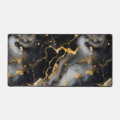 Arrière - plan de luxe en marbre noir et or (Recto)