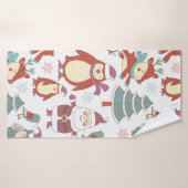 Arrière - plan de Noël (Serviette de bain)