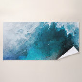 Arrière - plan de papier aquarelle. Illu peint Abs (Serviette de bain)