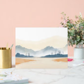 Arrière - plan de paysage aquarelle (Mariage)