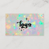 arrière - plan de pierre à cristal opal Carte de v (Devant)