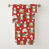 Arrière - plan de pingouins de Noël (En situation)