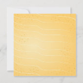 Arrière - plan de plage, invitation (Dos)