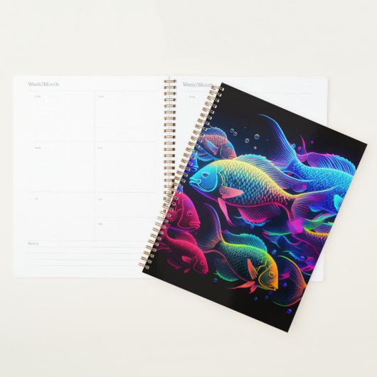 Arrière - plan de poisson coloré (Devant avec enveloppe)