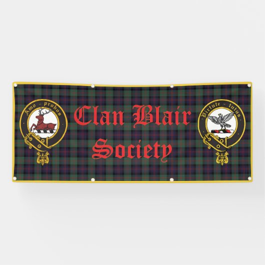 Arrière - plan de tartan de bannière de Blair de (Horizontal)