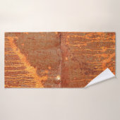 arrière - plan de texture de panneau métallique ro (Serviette de bain)