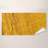 Arrière - plan de texture de pierre d'or. abstrait (Serviette de bain)