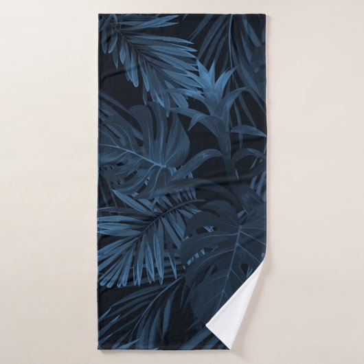 Arrière - plan de vrctor tropical exotique avec pl (Serviette de bain)